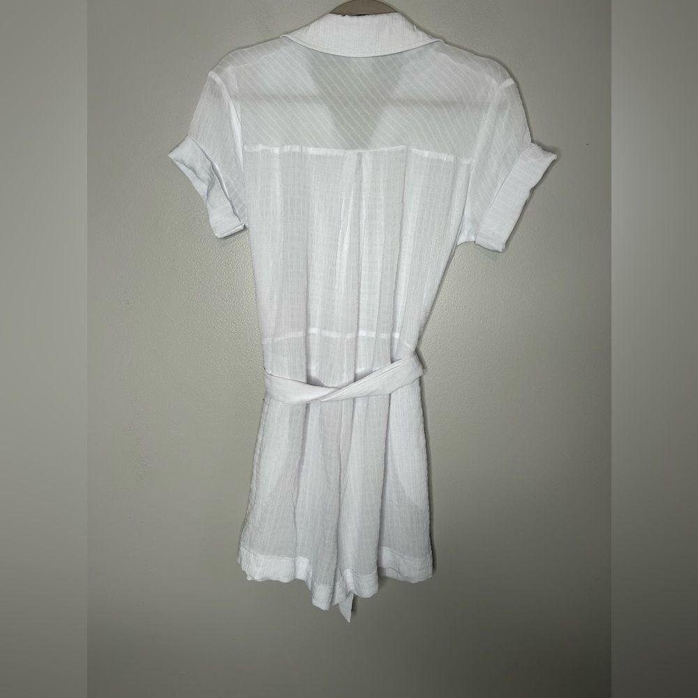 Becca White Cabana Short Romper - Picture 5 of 5